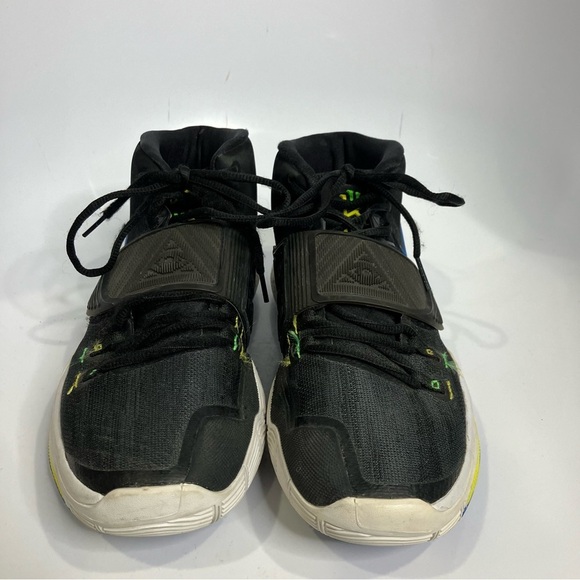 Nike Kyrie 6 sneakers black white iridescent mens size 9.5 athletic activewear - Picture 3 of 13